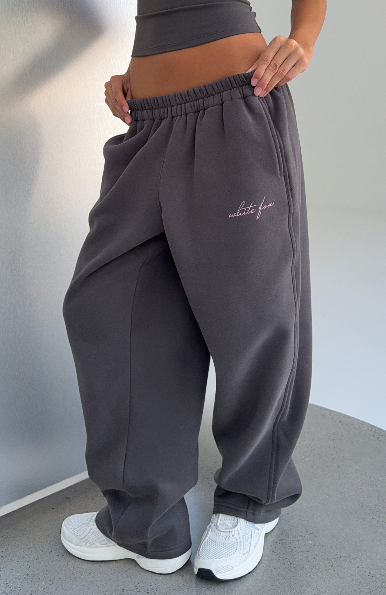 Know What You Want Barrel Leg Sweatpants Volcanic